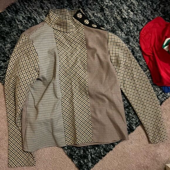 Zara small plaid blouse - Picture 7 of 8